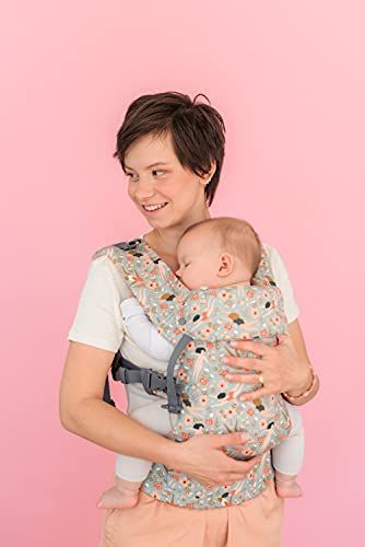 Baby Sling Carrier Baby Wrap Carrier for Newborn Infant Hand Free Breastfeeding Cover Nursing Cover Baby Sleepy Wrap Soft Snug Cotton Mesh Baby Carrier Adjustable Breathable up to 33lbs 