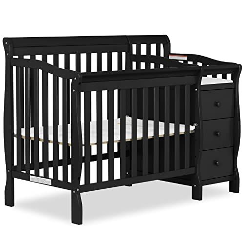 Jayden 4-in-1 Mini Convertible Crib And Changer 