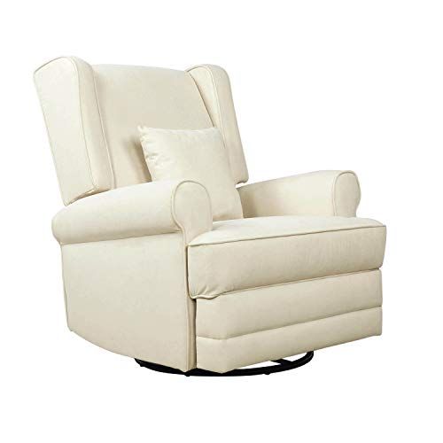 Graco remi upholstered swivel sales glider