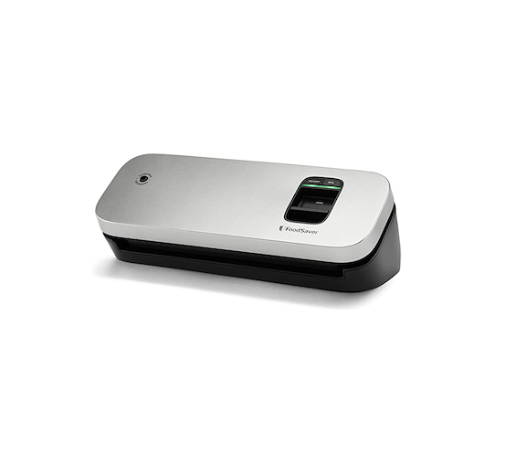 FoodSaver Space Saving Vacuum Sealer Machine with Sealer Bags
