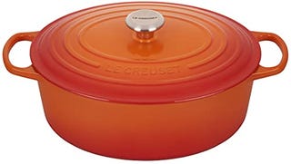 Le Creuset Enameled Cast Iron Signature Oval Dutch Oven Le Creuset Enameled Cast Iron Signature Oval Dutch Oven