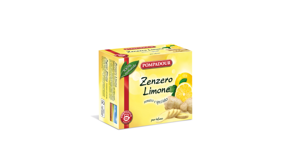 Tisana zenzero e limone di Pompadour 
