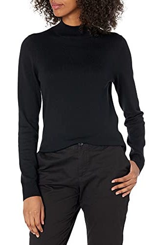 Amazon Essentials Women's Lightweight Mockneck Sweater