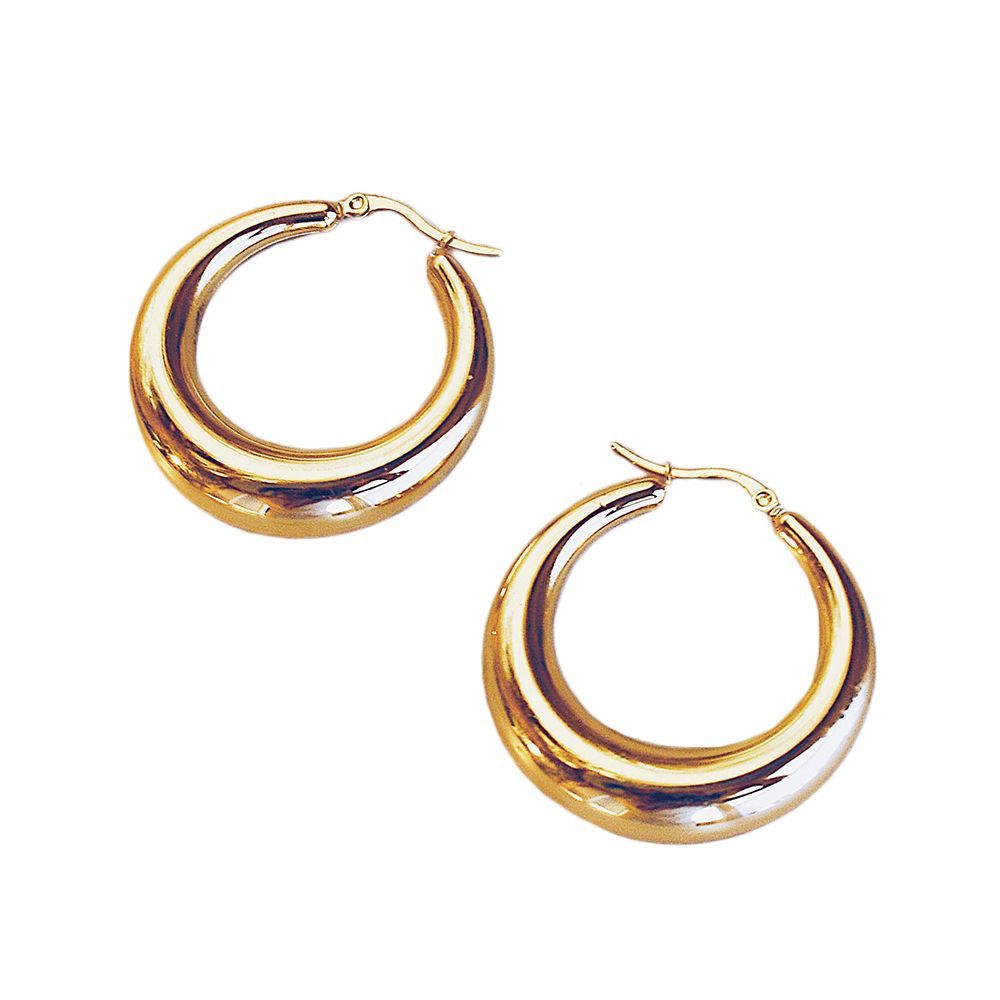 Large Orb Hoops