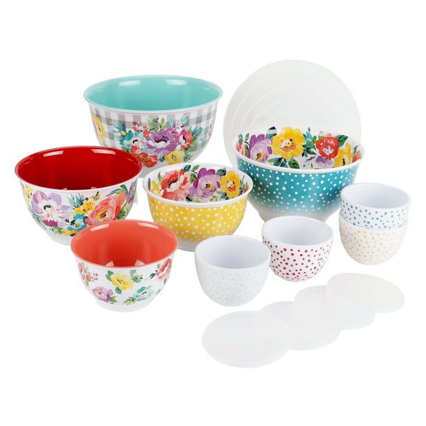 The Pioneer Woman Mixing Bowl Set with Lids