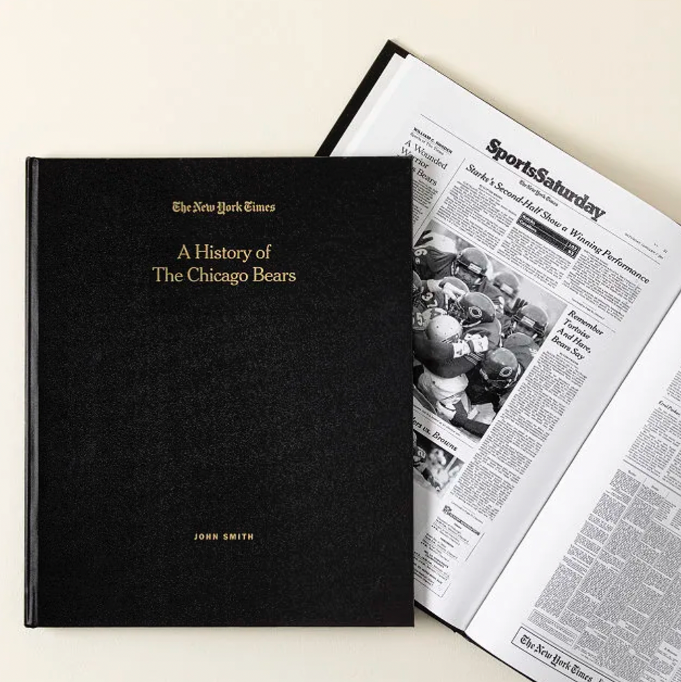 The New York Times Custom Football Book