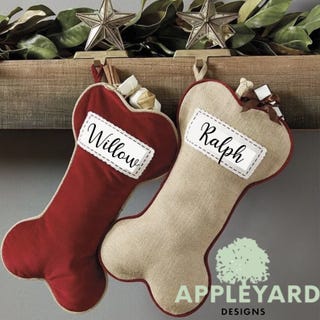 Personalised Dog Christmas Stocking