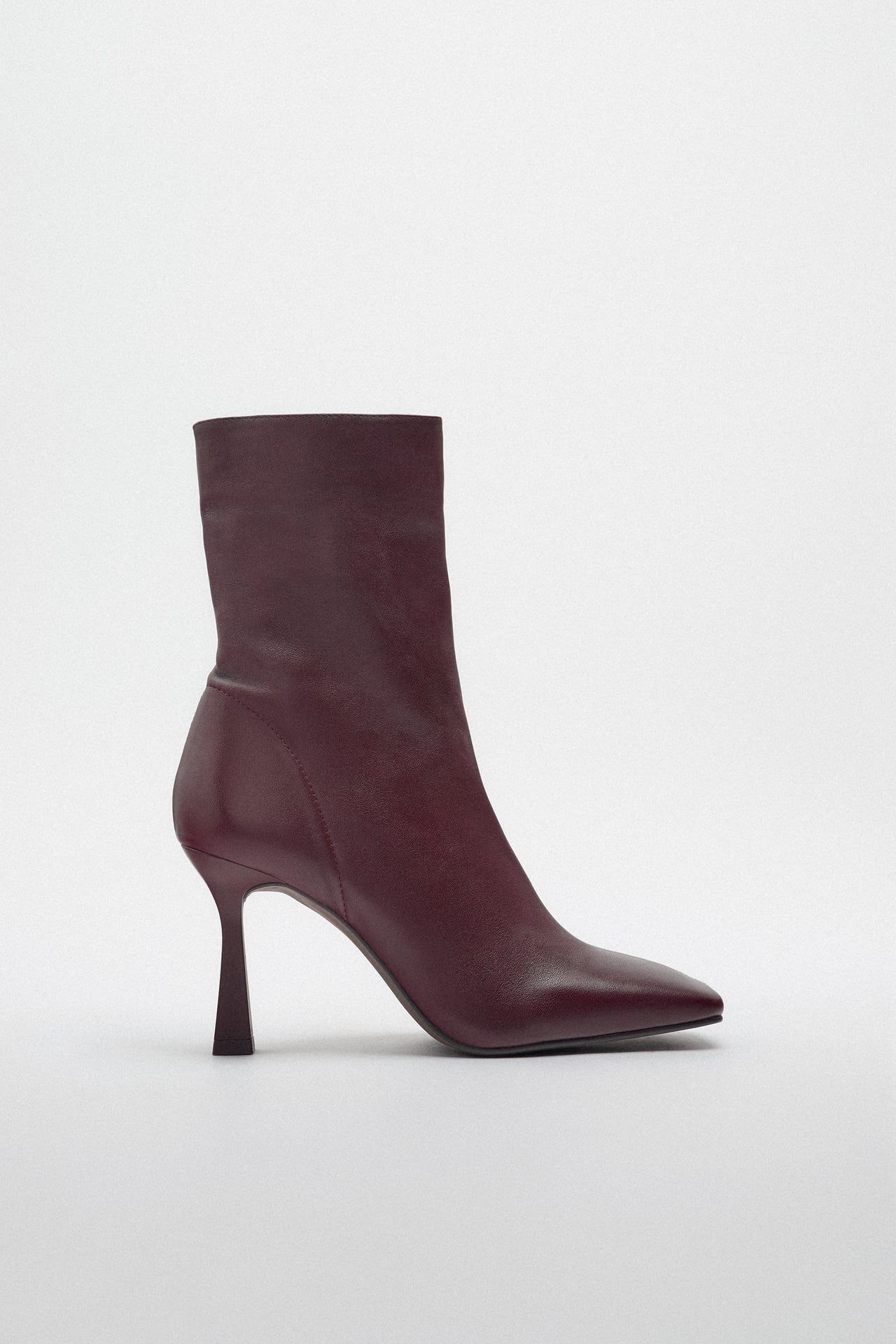 Stivaletti sale bordeaux zara