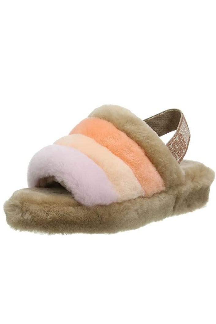 UGG Women's Fluff Yeah Slide Slipper in Beachwood Multi