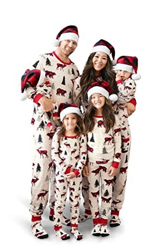 Matching Christmas Holiday Family Pajamas Set
