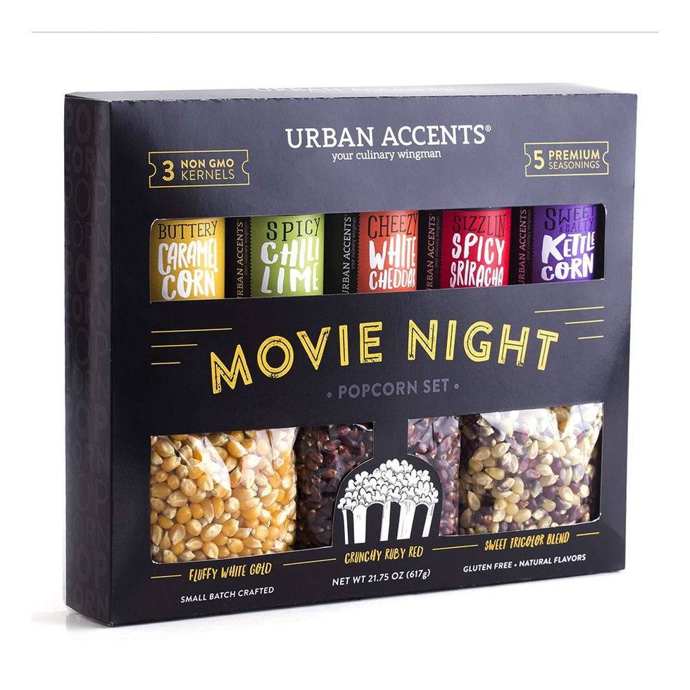 Movie Night Popcorn Kernels and Popcorn Seasoning Variety Pack