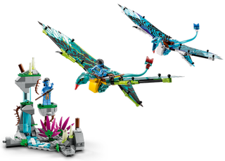 El primer vuelo de Banshee de Jake y Neytiri (LEGO 75572)