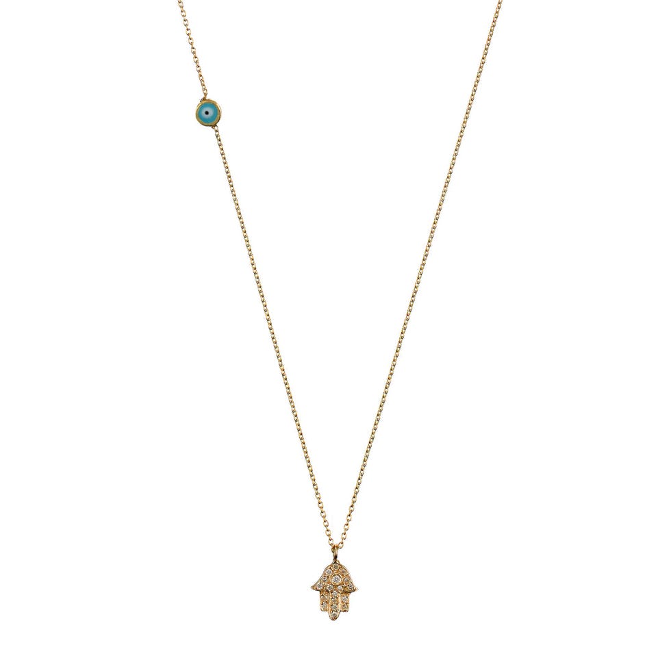 Altan Hand of Hamsa Necklace in Yellow Gold