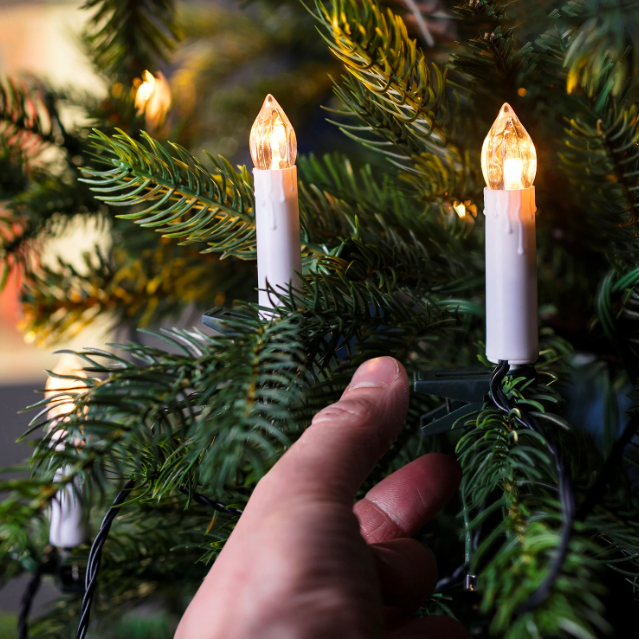 50 Christmas Tree Candle Lights