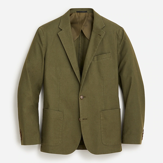 J.Crew fitted jacket in stretch organic cotton