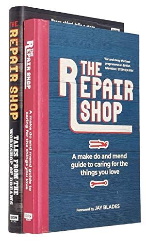 The Repair Shop Tales from the Workshop of Dreams & The Repair Shop A Make Do and Mend Handbook By Karen Farrington 2 Books Collection Set