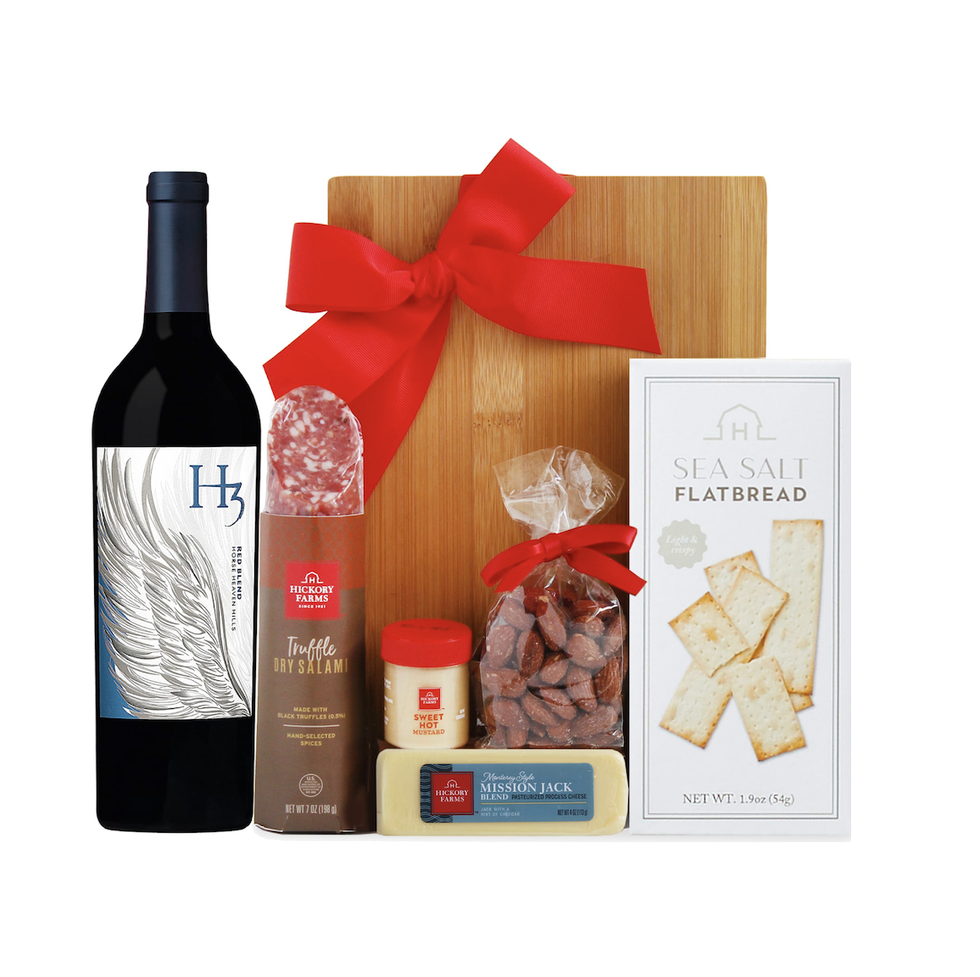 90 Point Red Wine & Cheese Board Gift Set