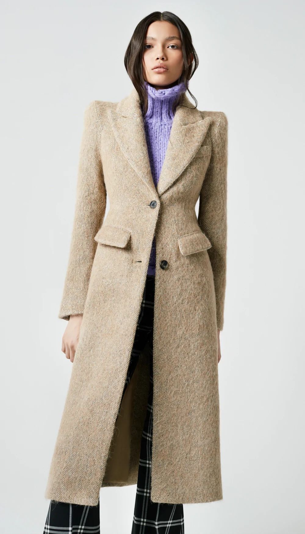 s.Oliver Between-Seasons-Coat flecked elegant Fashion Coats Between-Seasons Coats 