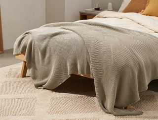 Brawley 100% Cotton Knitted Throw