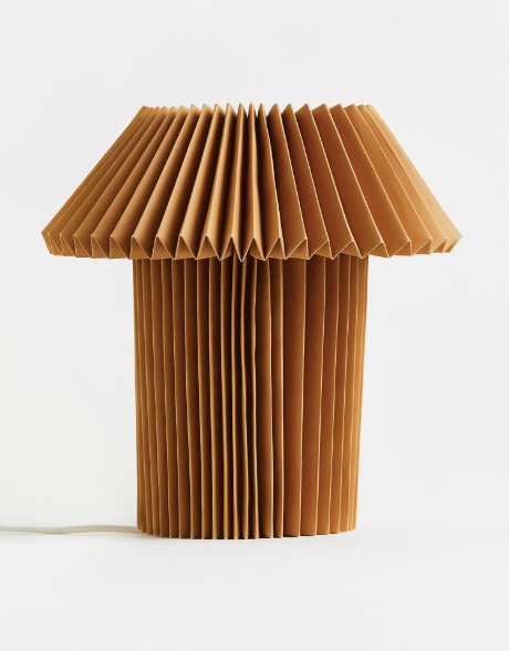 Pleated Paper Table Lamp