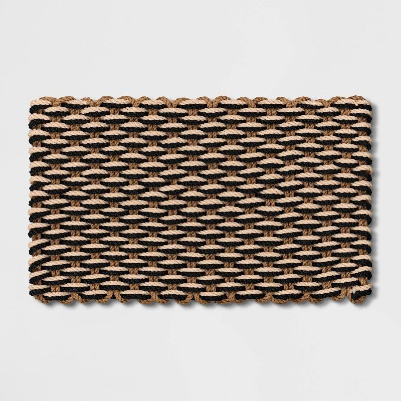 Threshold Rope Braided Basket Weave Doormat 