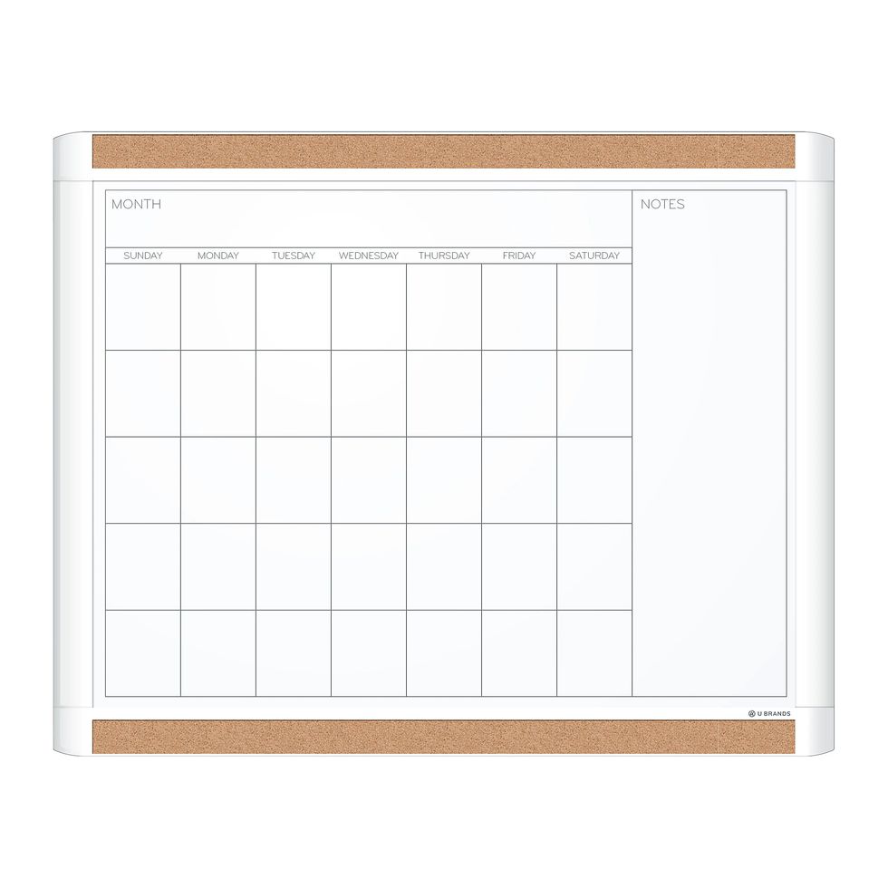 Magnetic Dry-Erase/Calendar Board