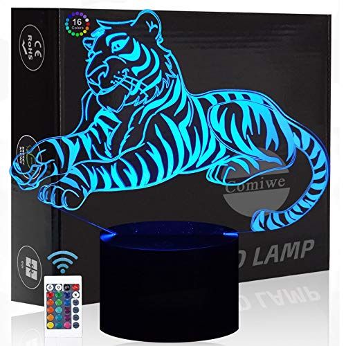 Tiger 3D Illusion Night Light