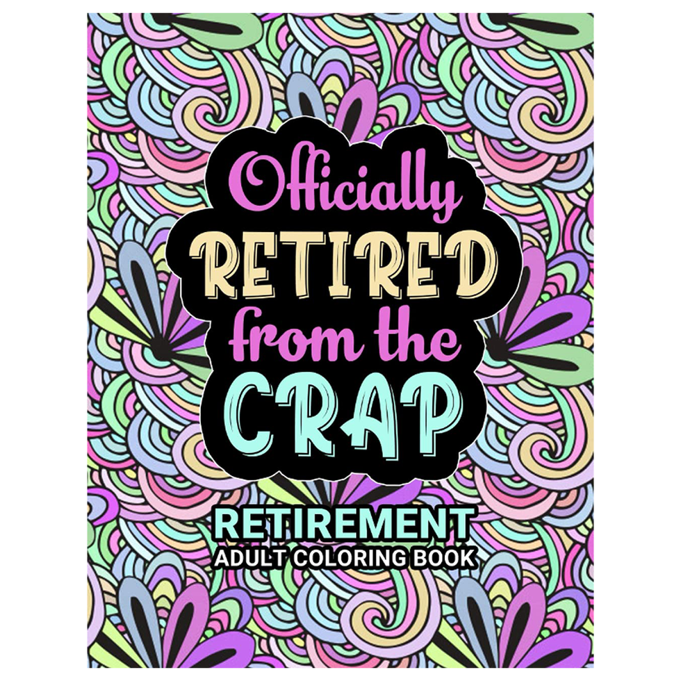 Retirement Adult Coloring Book