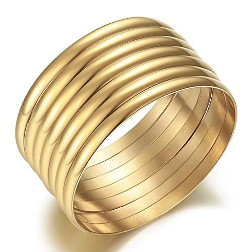 14K Gold Plated Gold Bangle Bracelets