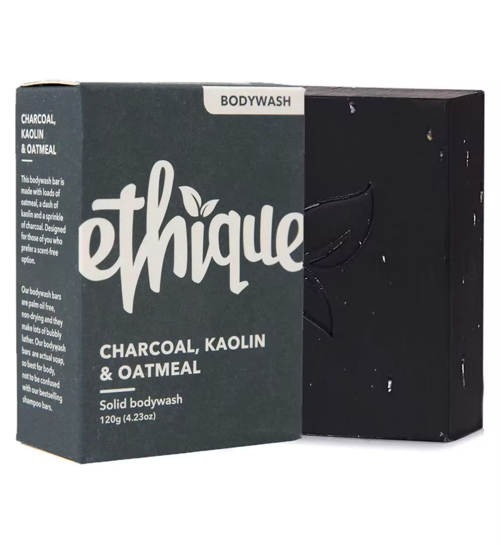 Charcoal, Kaolin & Oatmeal Solid Bodywash 