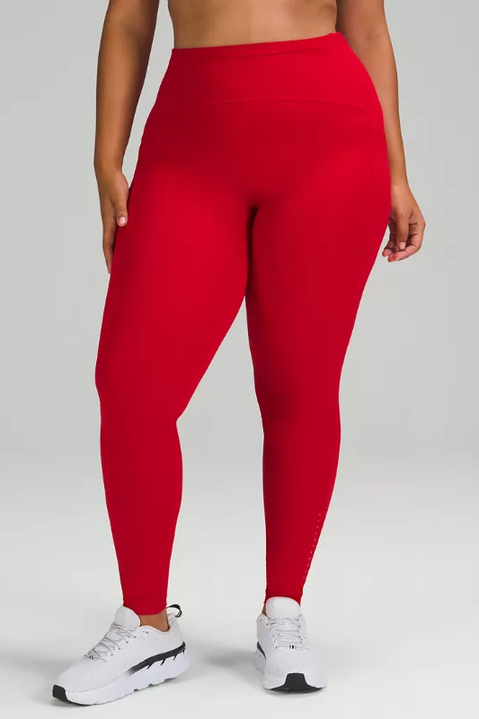 Invigorate Asia Fit Lululemon 24 size S red leggings with pockets