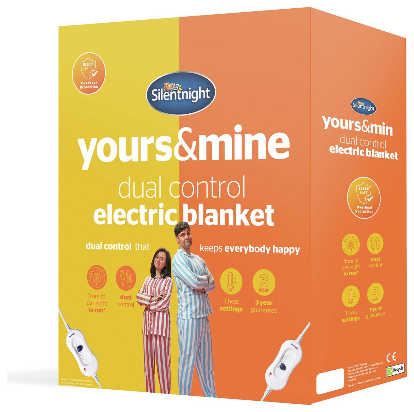 Silent night winter warmer electric online blanket