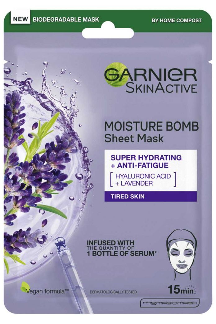Garnier Moisture Bomb Lavender Hydrating Face Mask