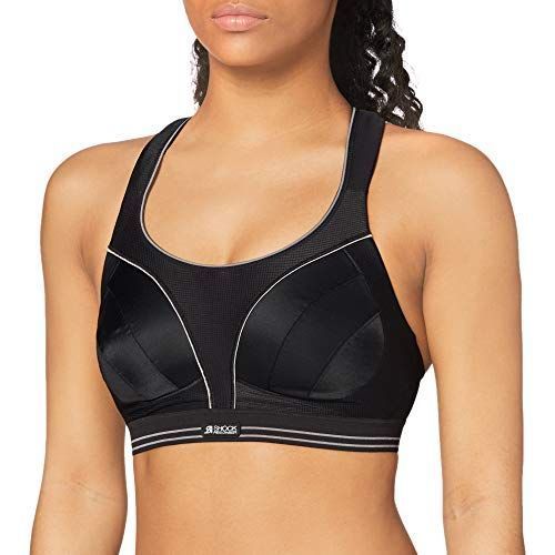 Shock Absorber Sports Bra - High Impact Sports Bras Women - Non Wired Black  Running Support Bras Yoga Size 4 6 8