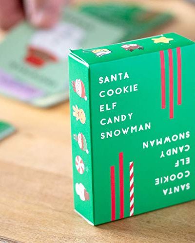 Santa Cookie Elf Candy Snowman Card Game 