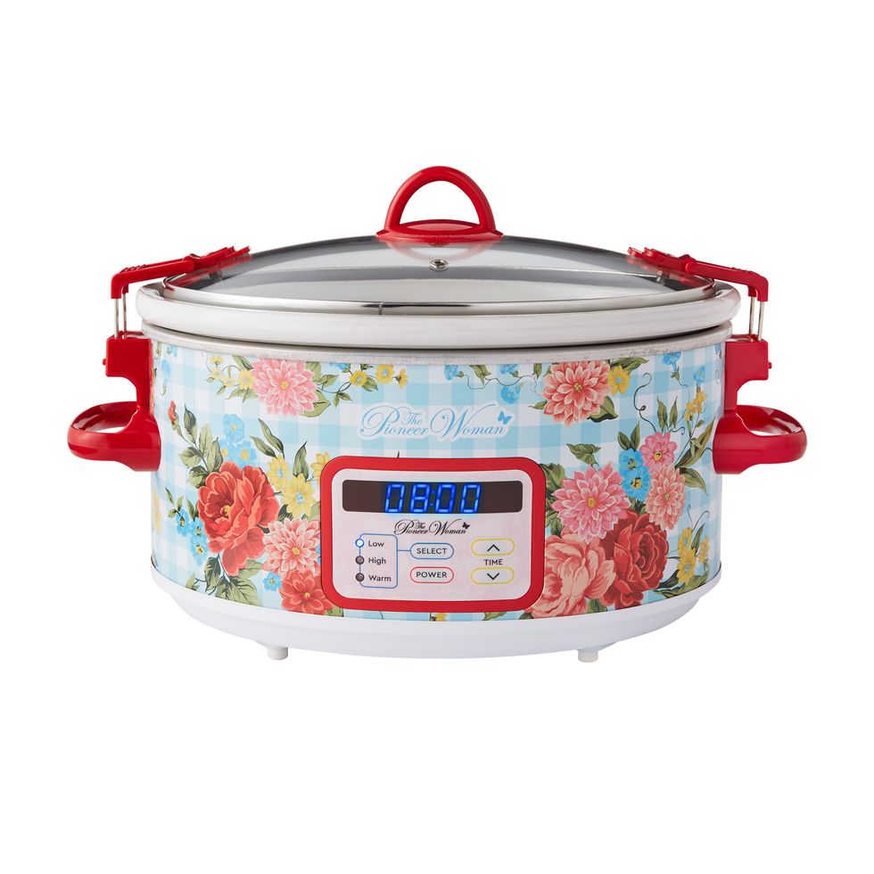 The Pioneer Woman Sweet Rose 6-Quart Slow Cooker