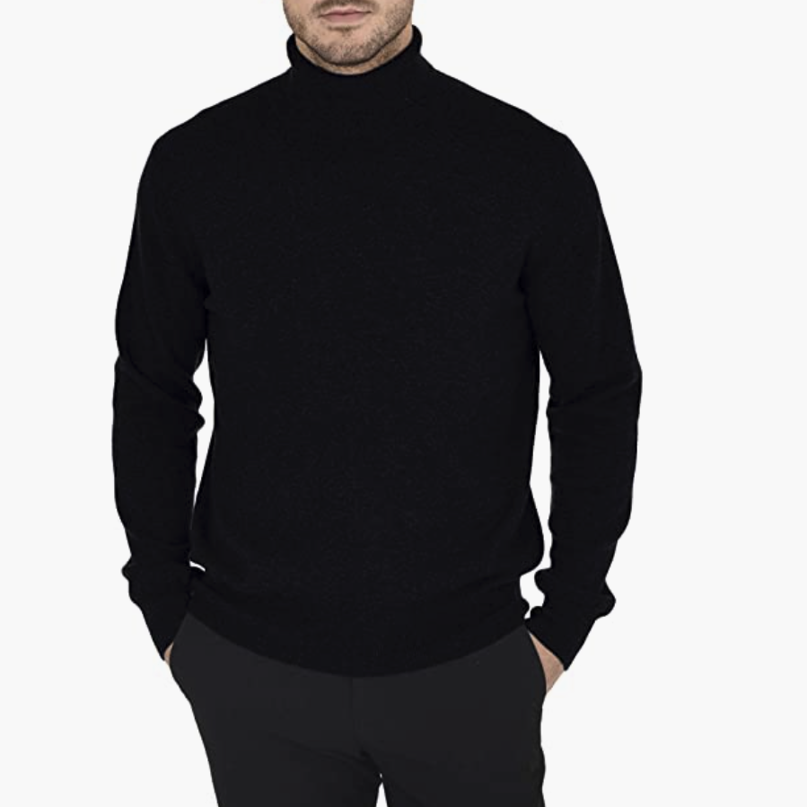 Essential Knit Turtleneck Sweater Cashmere