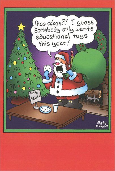 Cat Cartoon Christmas Card for Any Recipient from Hallmark Shoebox Collection Humour Design 
