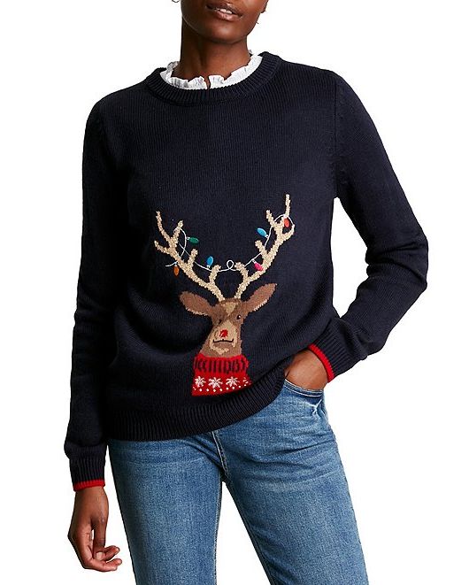 The Cracking Intarsia Reindeer Sweater