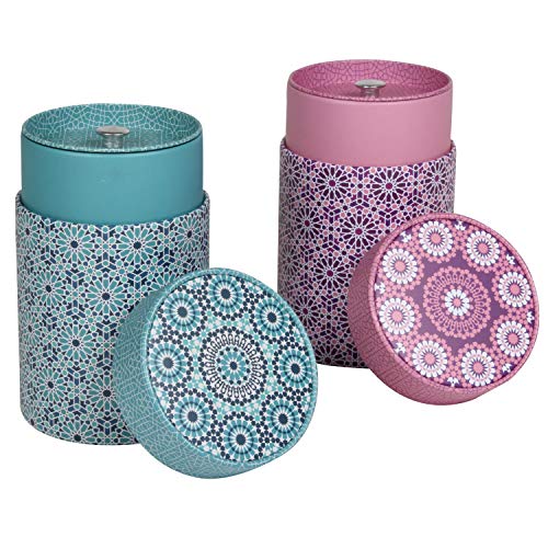 Latas de té decoradas