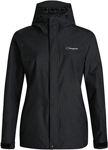 Chaqueta Negra Impermeable Mujer
