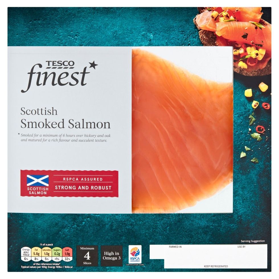 Tesco Finest Scottish Smoked Salmon 120g