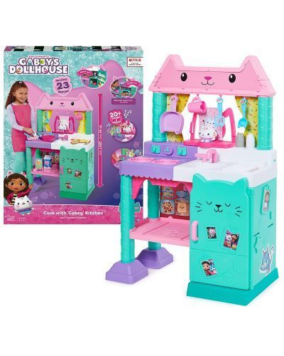 Gabby's Dollhouse Cook with Cakey Kitchen