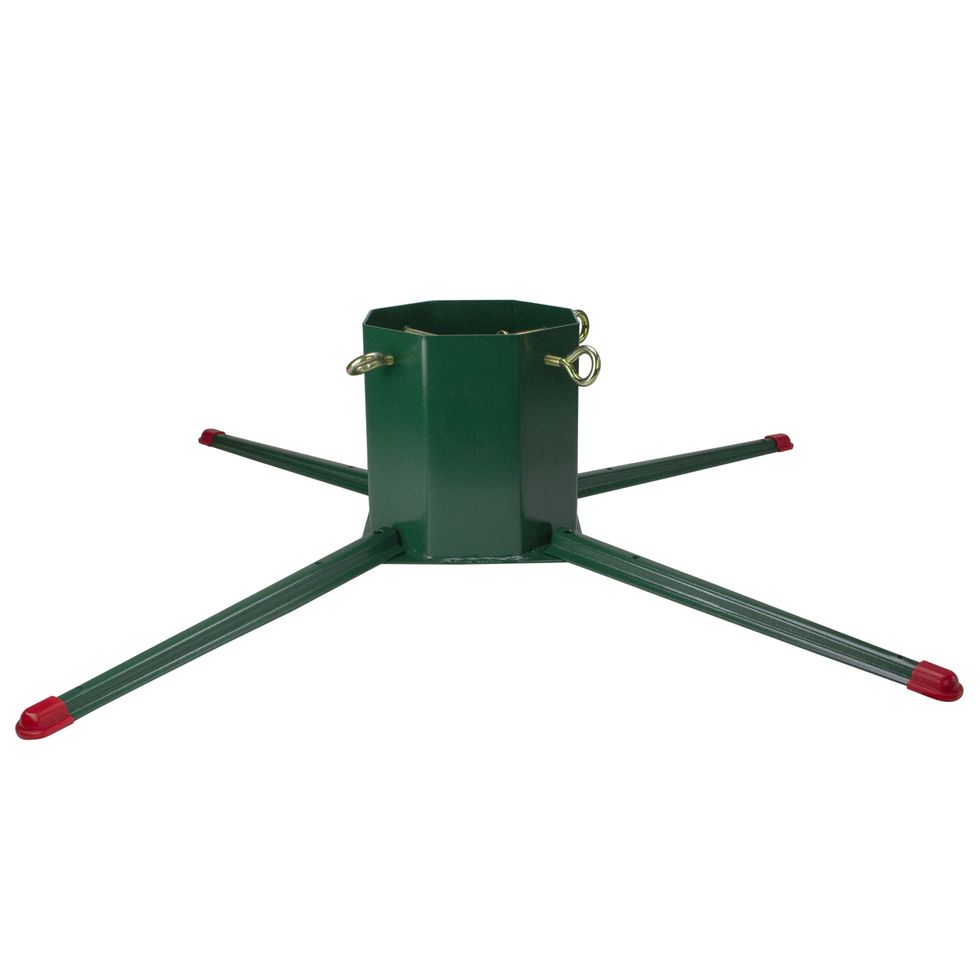 Green and Red Welded Christmas Tree Stand