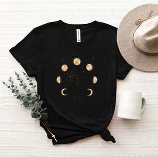 Mondphasen-T-Shirt