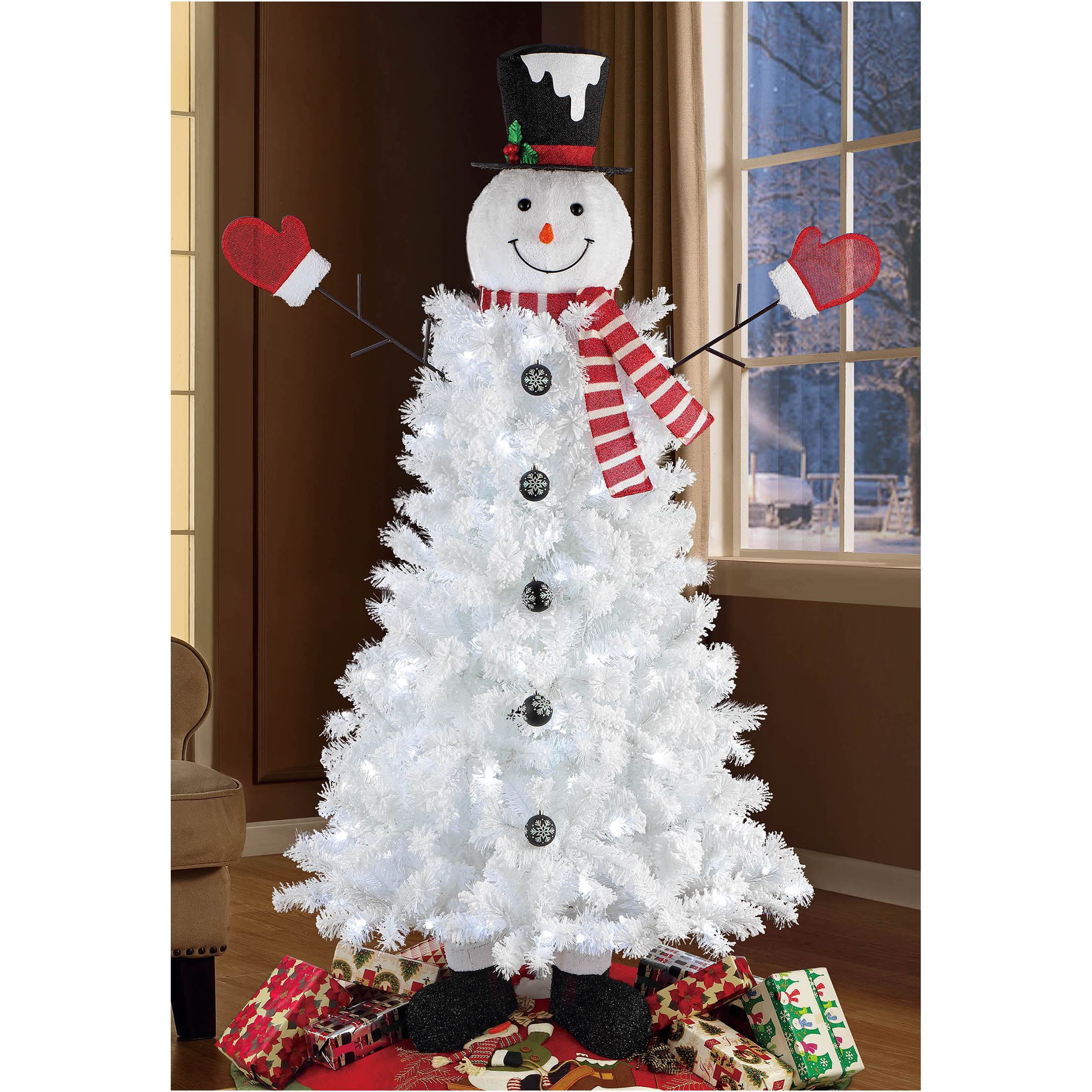 4 foot snowman christmas tree