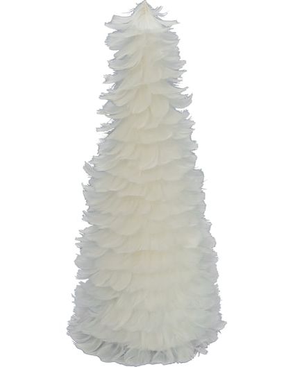 White Goose Feather Christmas Tree 