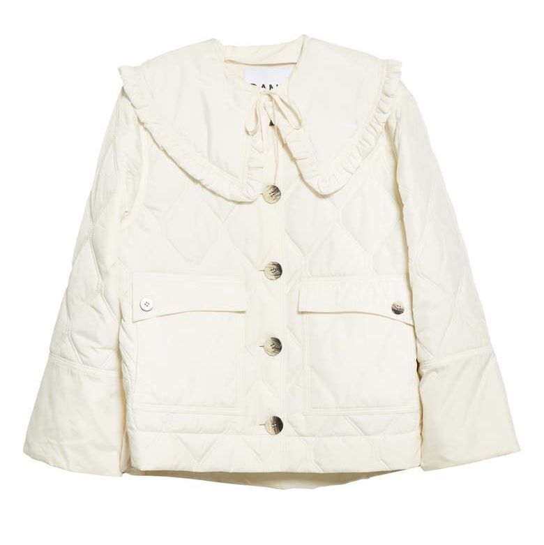 Ganni Quilted Ripstop Jacket