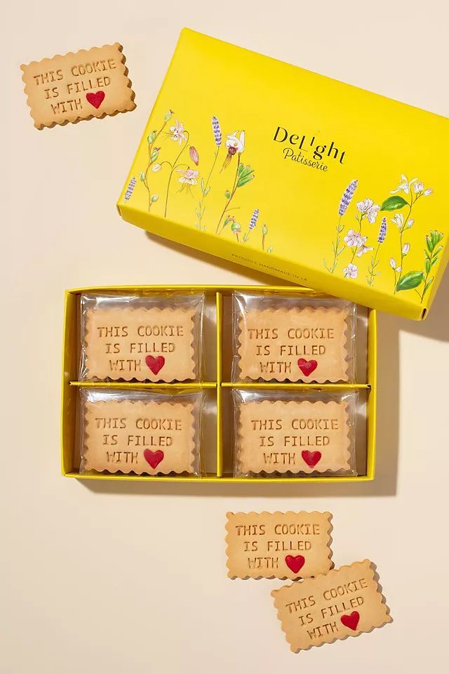 Delight Patisserie Filled With Love Shortbread Cookies