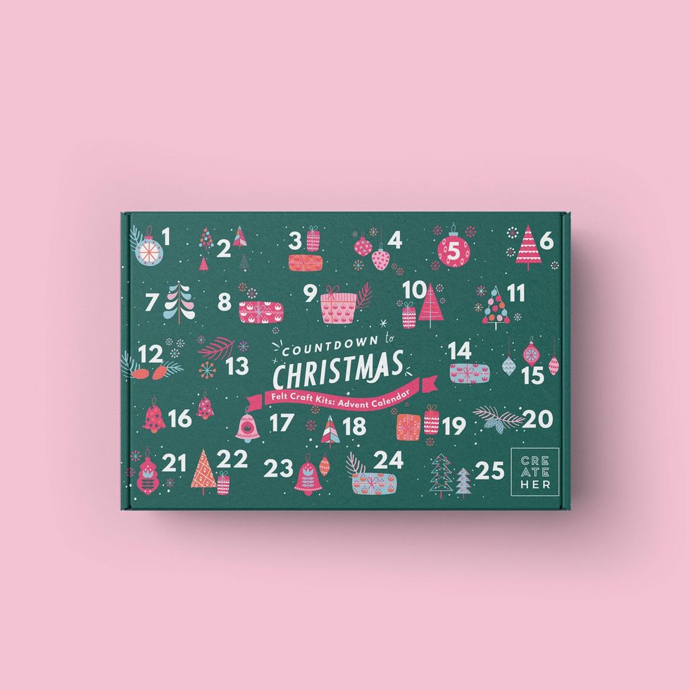 Countdown to Christmas Felt Craft Kit Advent Calendar